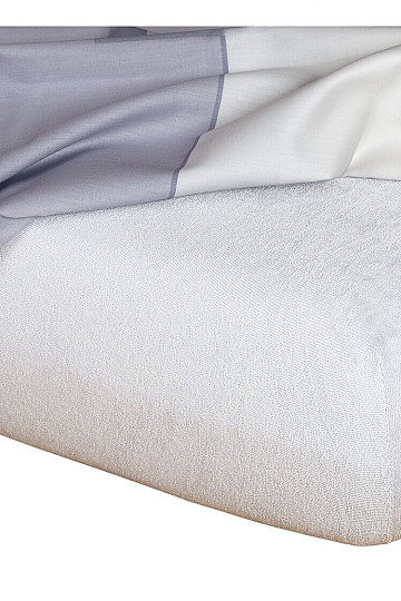 Terry cloth sheet color SILVER
