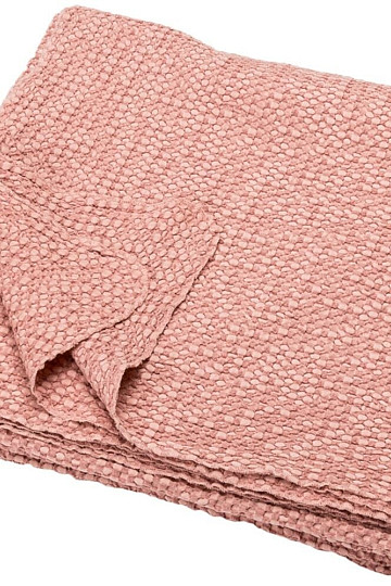 Cotton blanket VIGO OLD PINK