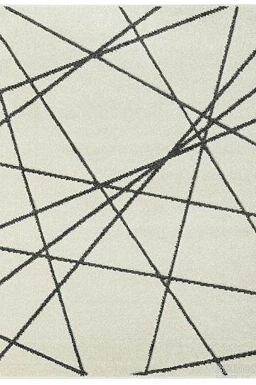 Piece carpet PORTLAND white gray