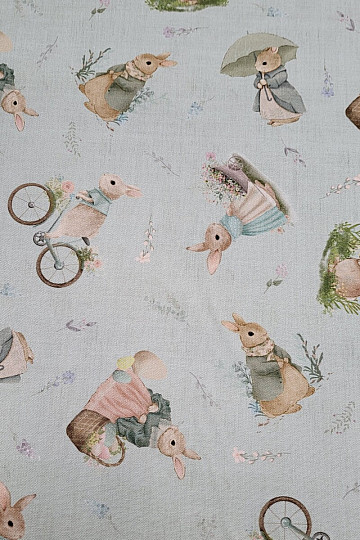 Decorative fabric EASTER BUNNY