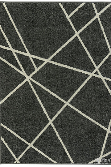 Piece carpet PORTLAND black-grey