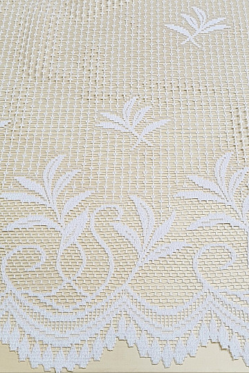 Jacquard curtain V 127 white