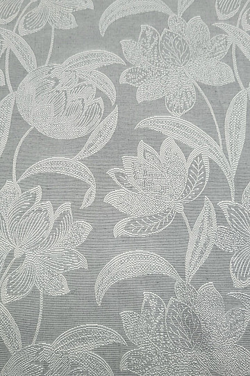 Decorative fabric NENUFAR gray
