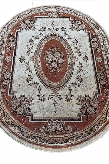 Oval carpet EXCLUSIVE 04 brown