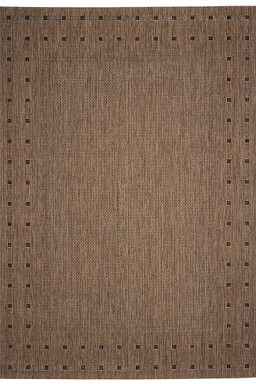 Buckle carpet FLOORLUX 20329 - coffee - black
