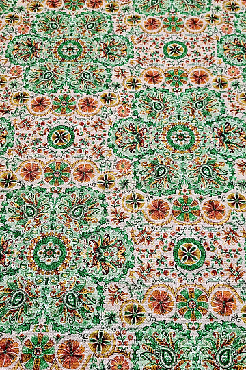 Decoration fabric INDIA green