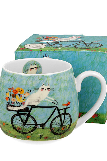 Mug CAT ON A BIKE