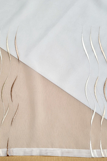 Finished curtain WAVE BEIGE