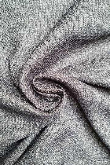 One-color designer decorative fabric GERSTER 7650 ANTHRACITE 810