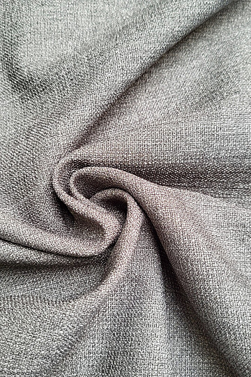 Solid color designer decorative fabric GERSTER 7650 THICK GREY 0084