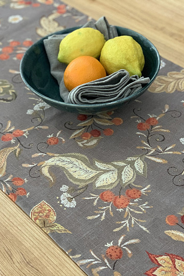 Table cloth and scarf INDIANO