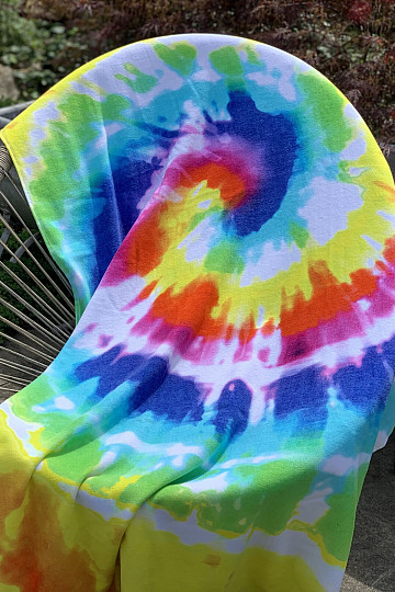Beach towel RAINBOW SWIRL
