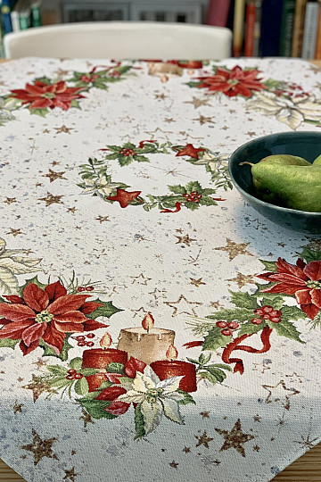 Tapestry tablecloth and shawl CANDLES ON THE STARS