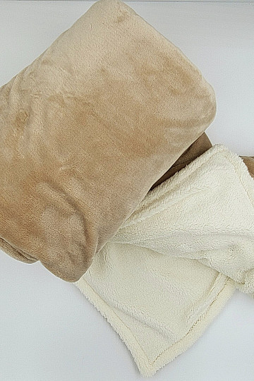 Blanket Ovečka smooth BEIGE light