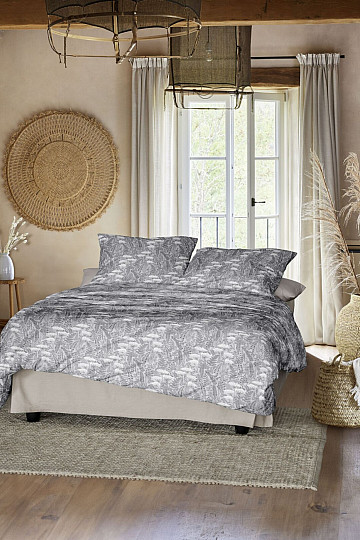 IRISETTE TENCEL LOTUS 8569-11 meadow dark. grey