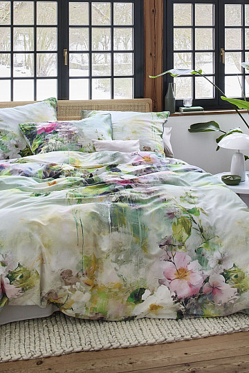 IRISETTE luxury cotton satin TOKIO 8572-30 MONET