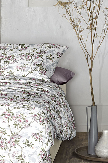 IRISETTE luxury cotton satin TOKIO 8537-10 WHITE