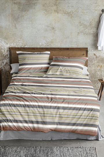 IRISETTE luxury flannel bedding TOKIO 8562-11 STRIPES