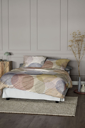 IRISETTE luxury flannel bedding ZOBEL 8553-50 COLOR WHEELS