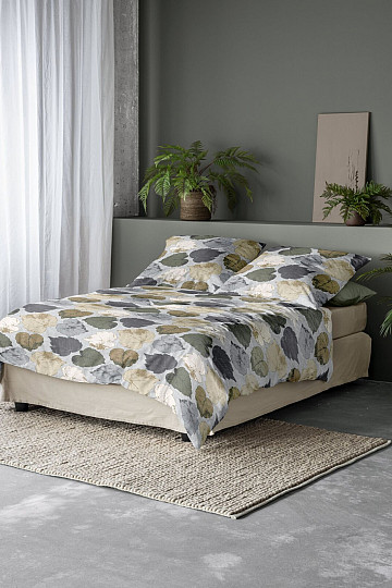 Luxury flannel bedding IRISETTE KOALA 90 gray