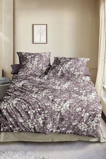IRISETTE luxury flannel bedding ZOBEL 8558-70 bordeaux