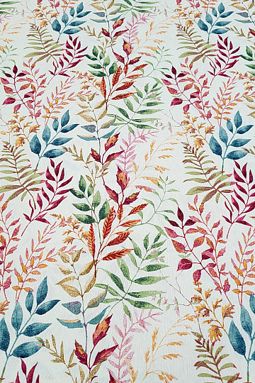 Decorative fabric MARACAIBO colorful leaves