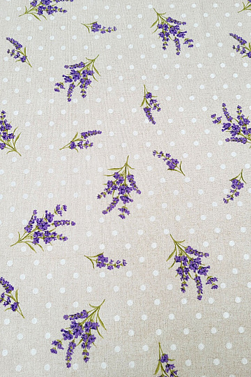 Decorative fabric LAVENDER dots