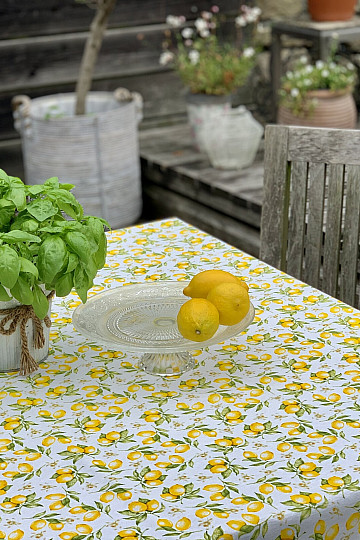 Table cloth and scarf LEMON DELIGHT