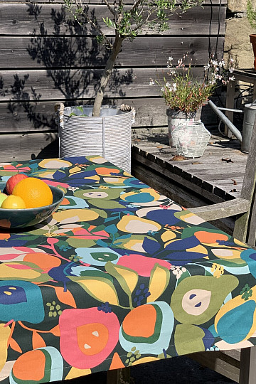 ABSTRACT PEARS tablecloth and scarf