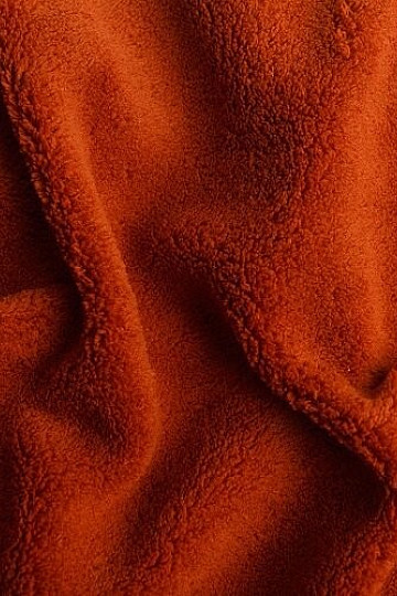 Micro flannel sheet SLEEP WELL terracotta