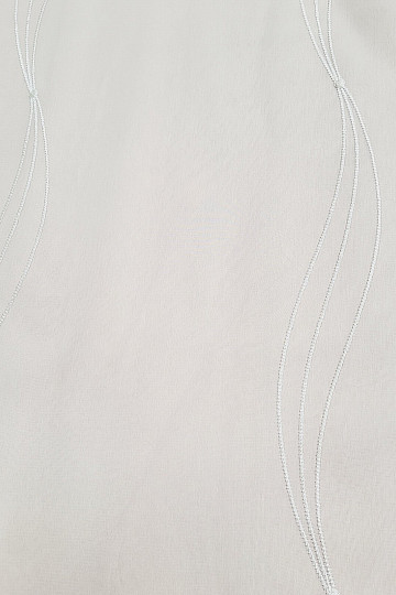 Finished embroidered curtain GERSTER cream