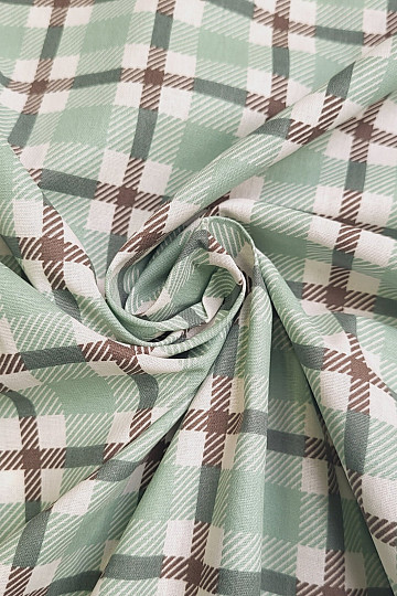Cotton fabric NATHAN check