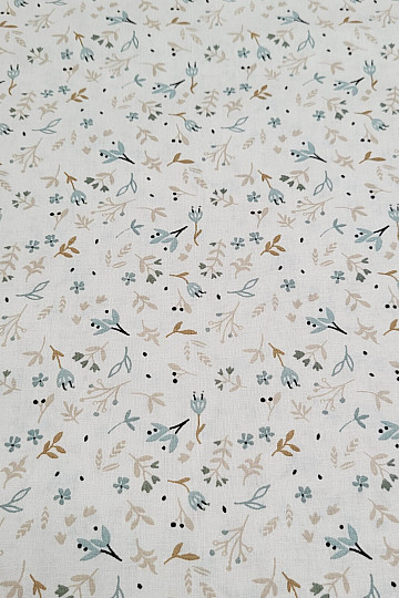 Cotton fabric MINI FLOWERS