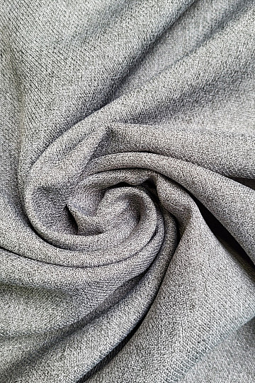 One-color designer decorative fabric GERSTER 77004 SV. GRAY 840