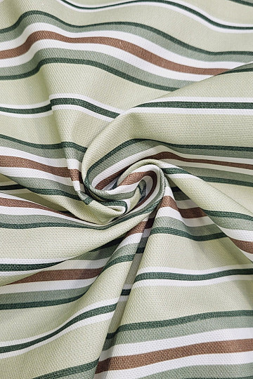 Decorative fabric GREEN STRIPES