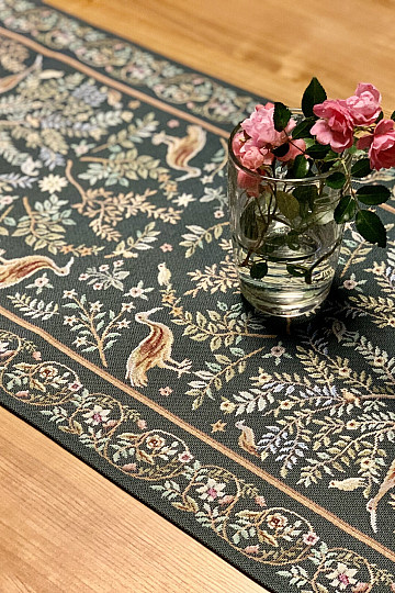 Tapestry tablecloth and scarf WILLIAM MORRIS green