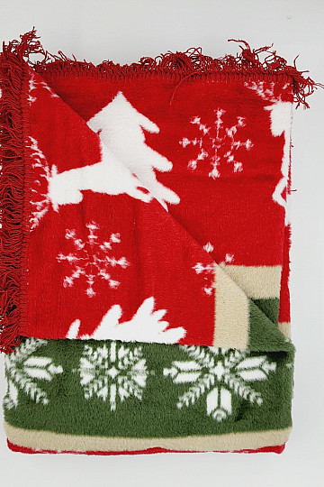 Reindeer Christmas blanket