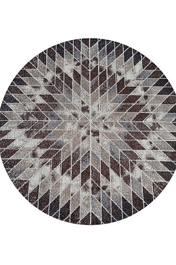 Piece carpet PANAMERO 10 circle brown