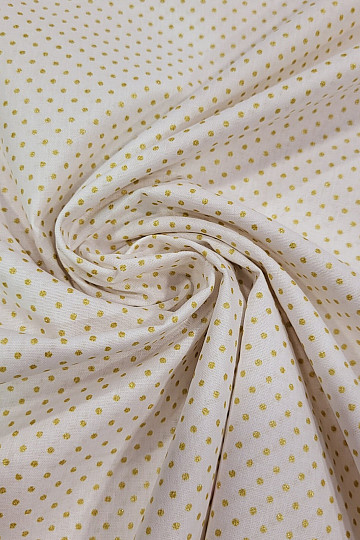 Cotton fabric PISANI DOT OF GOLD