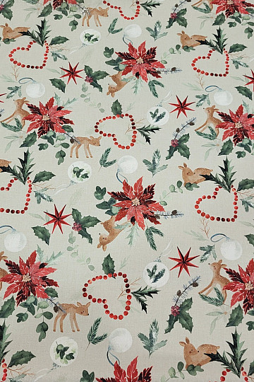 Cotton fabric BARBORKA