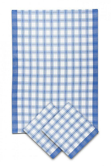 Bamboo Towels LARGE CUBE BLUE 3 pcs