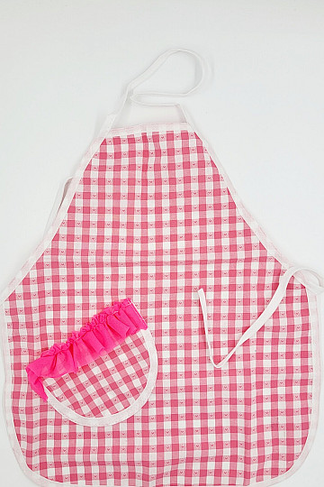 CHILDRENS APRON PINK
