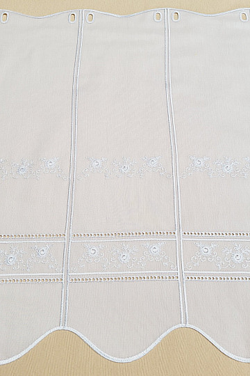 Stained glass curtain DELICATE EMBROIDERY
