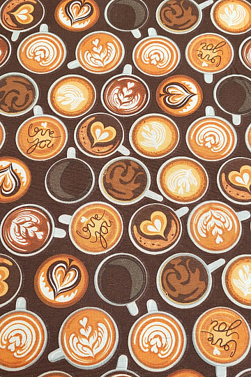 Decorative fabric COFFEES