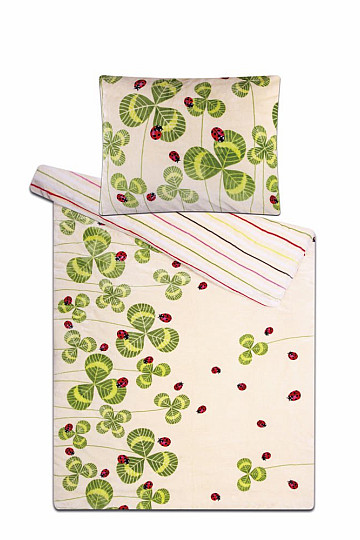 Microflannl bedding - Ladybugs
