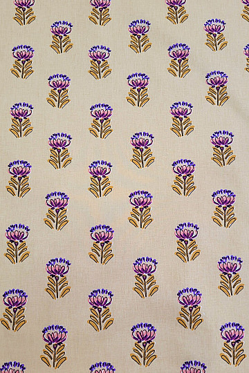 Cotton fabric THISTLES