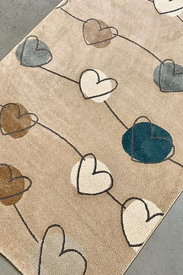 Piece rug SAGA heart