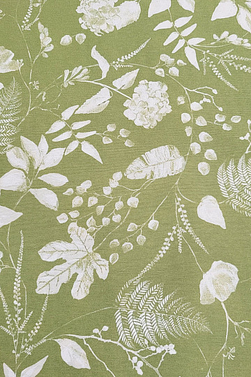 Decorative fabric AMY FLOR green