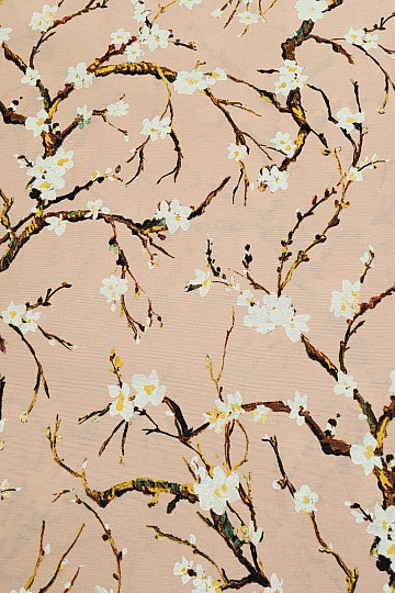 Decorative fabric CHERRY BLOSSOM pink