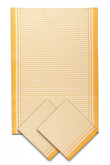 Bamboo Towels SMALL YELLOW CUBE